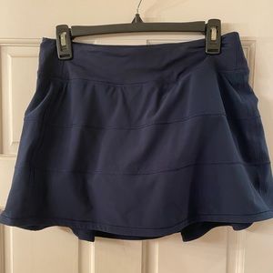 Navy Pace Rival Skirt - Lululemon